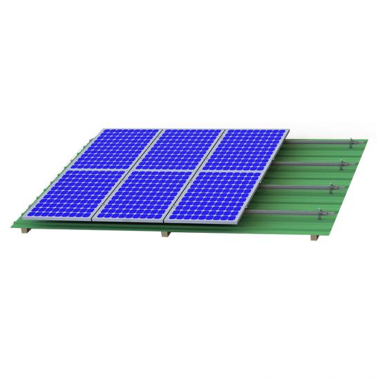 sistema de montaje de techo solar de estaño