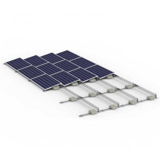 montaje solar lastrado
