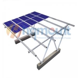 estructura de cochera con panel solar

