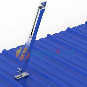 sistema de montaje solar de techo de estaño