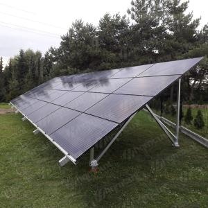 bastidor de montaje en tierra de energía solar