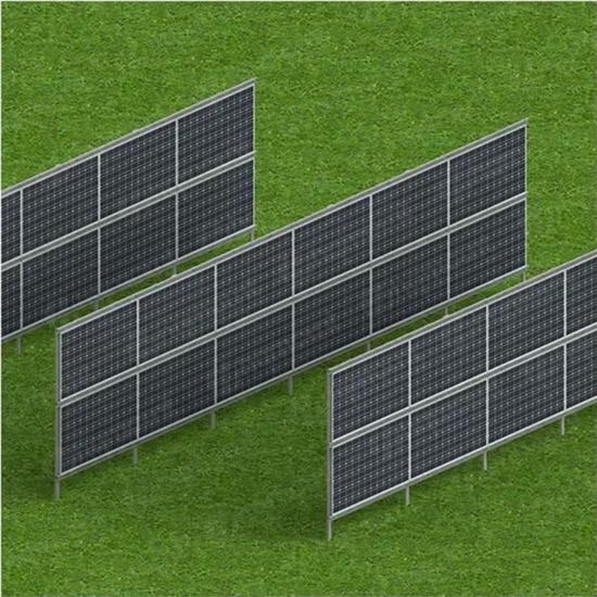 PV farms solar ground vertical mounting rack