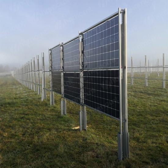 solar ground vertical mounting