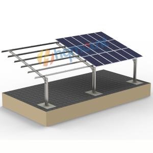 soporte de montaje de cochera solar de acero al carbono
