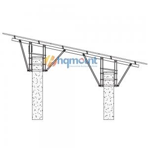 Sistema de montaje solar para estanques de peces