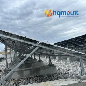 sistema de montaje solar en tierra
