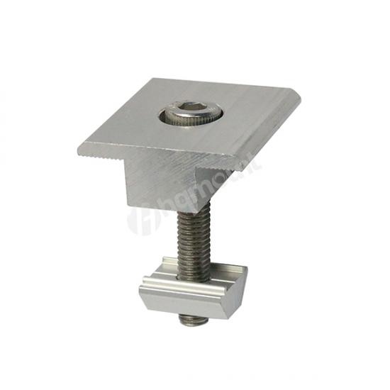 Juego de abrazaderas centrales de fijación para paneles solares de aluminio de 30 mm