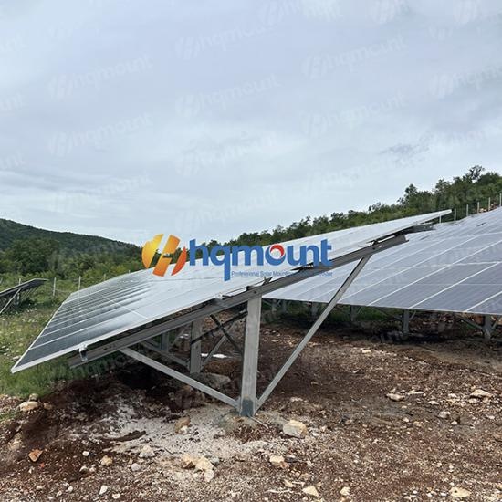 sistema de estructuras solares Ramming Pile