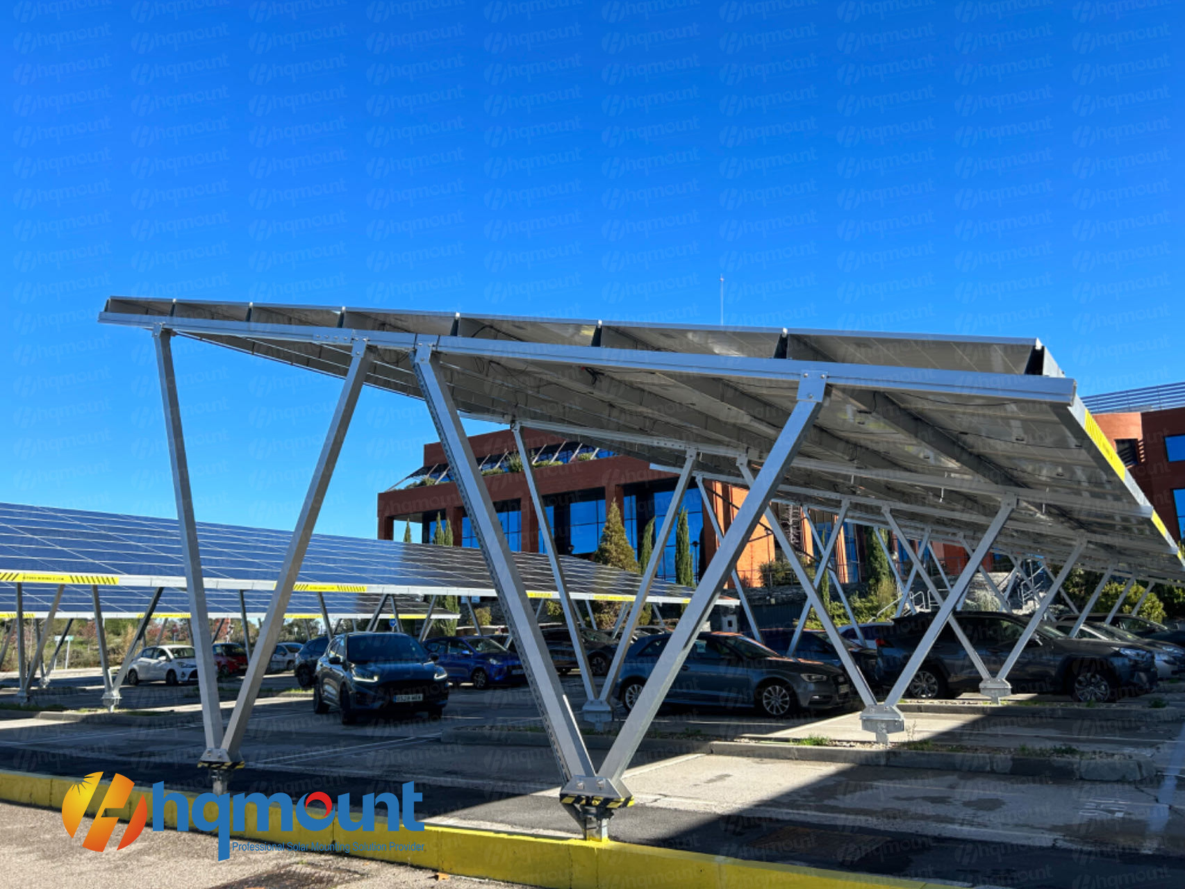 puerto solar de aluminio