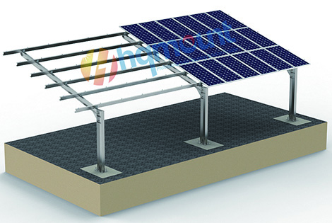 Los últimos casos de instalación de cochera solar de acero al carbono.
        