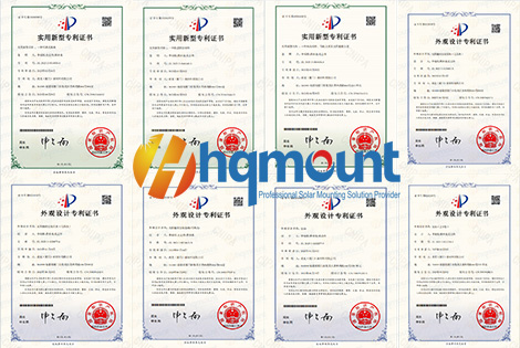 hqmount obtiene numerosos certificados de patentes de diseño de productos
        