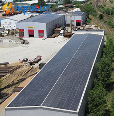 La instalación del proyecto fotovoltaico de techo de hojalata de 1MW se completó con éxito
