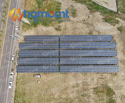Proyecto de montaje en suelo solar preensamblado HQ-GT3 de 1MW
        