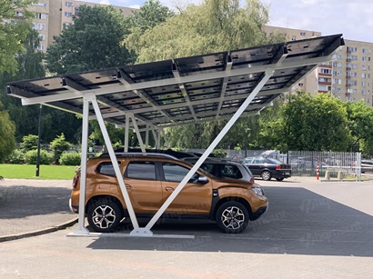 Proyecto de Carport Solar de Aluminio