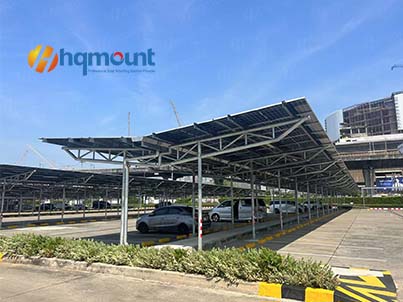HQ Mount explora la innovación en la feria de energía solar y almacenamiento de Tailandia y presenta un proyecto de cochera avanzada